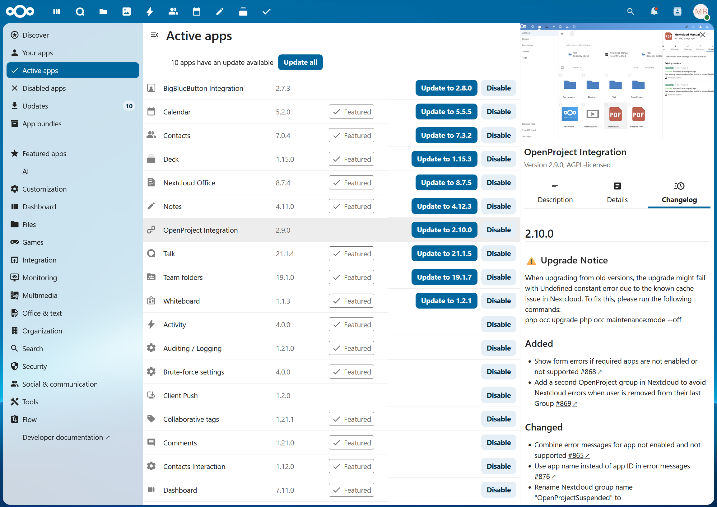 刮刮乐金刚官方app integration app for Nextcloud released in version 2.10.0 刮刮乐金刚官方app integration app for Nextcloud released in version 2.10.0
